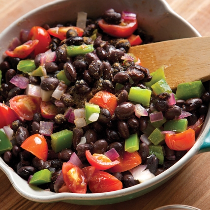 Black Beans and Tomatoes with Lime 