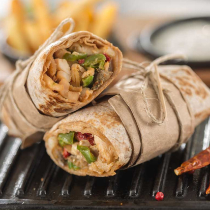 Slow-Cooker Chicken Fajita Burritos